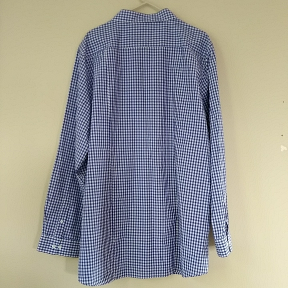 New Galaxy by Harvic Slim Fit Checkered Button Down Shirt 4XL - Picture 9 of 14